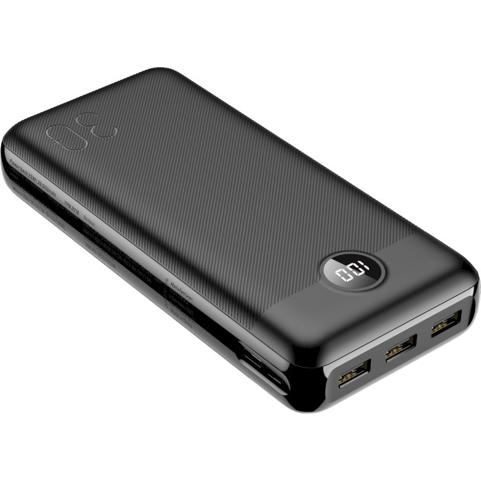 Повербанк YENKEE YPB 3018 PD20W 30000mAh Black (35057019)