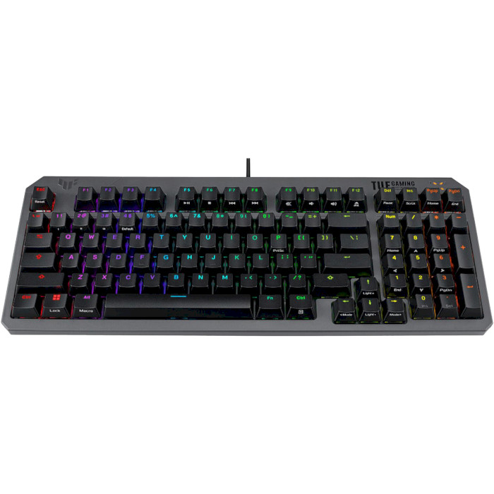 Клавіатура ASUS TUF Gaming K3 Gen II Optical-Mech Switch Black (90MP0390-BKMA00)