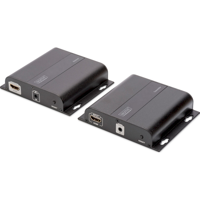 Удлинитель HDMI по витой паре DIGITUS v1.4 Black (DS-55122)