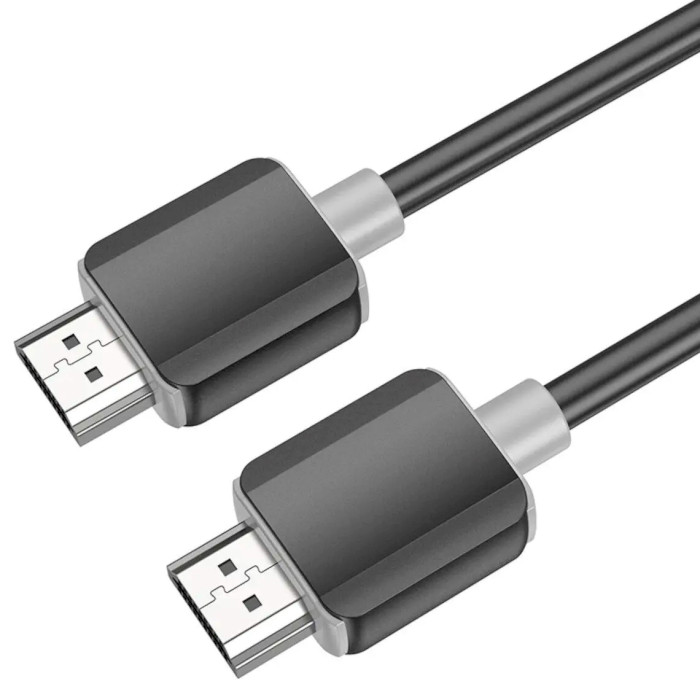 Кабель HOCO US08 Male to Male 4K HD Data Cable HDMI v2.0 1м Black (6931474799388)