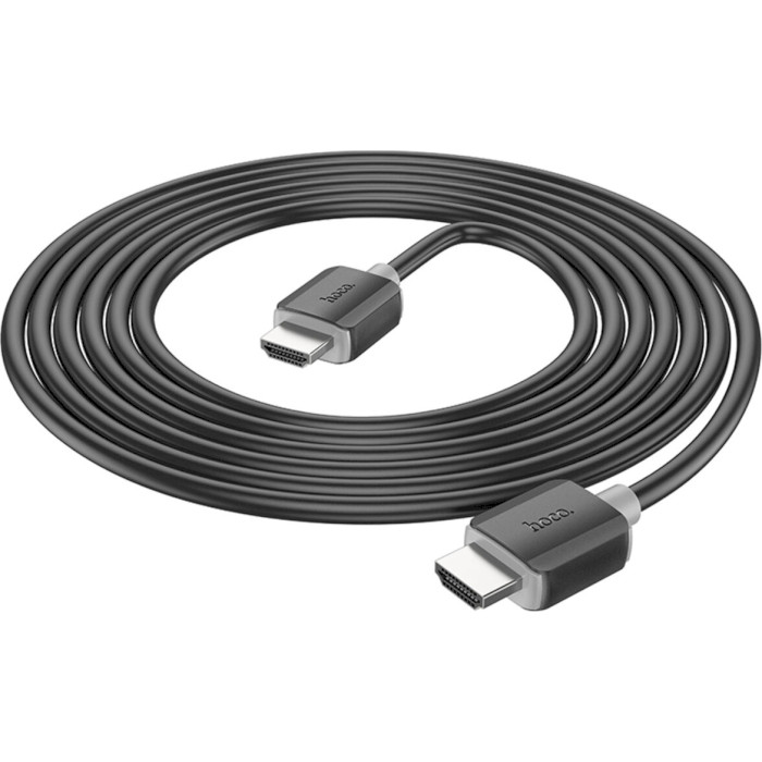 Кабель HOCO US08 Male to Male 4K HD Data Cable HDMI v2.0 1м Black (6931474799388)