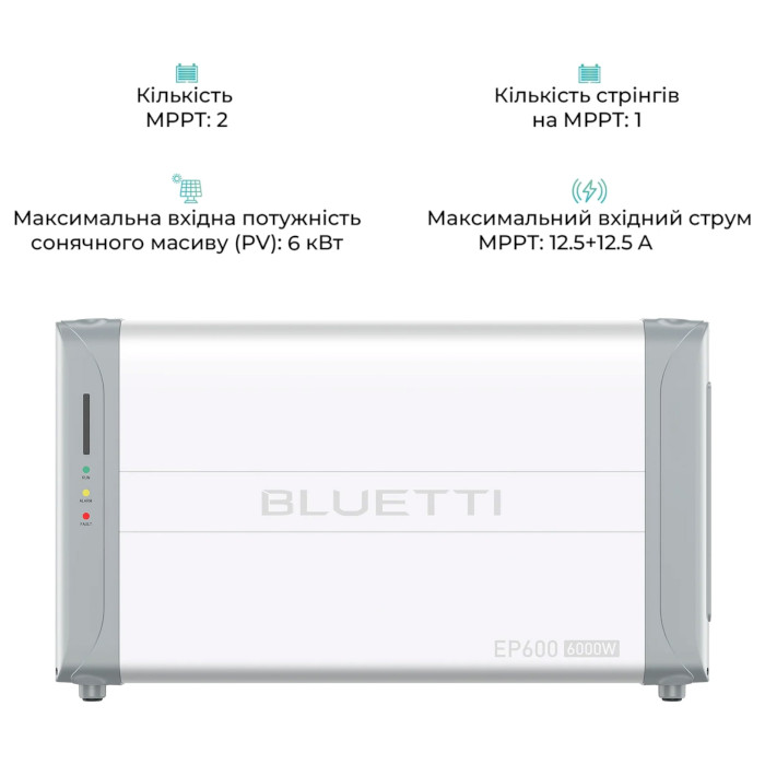 Система зберігання енергії BLUETTI 2xEP600 Home Battery Backup + 3xB500 Power Kit