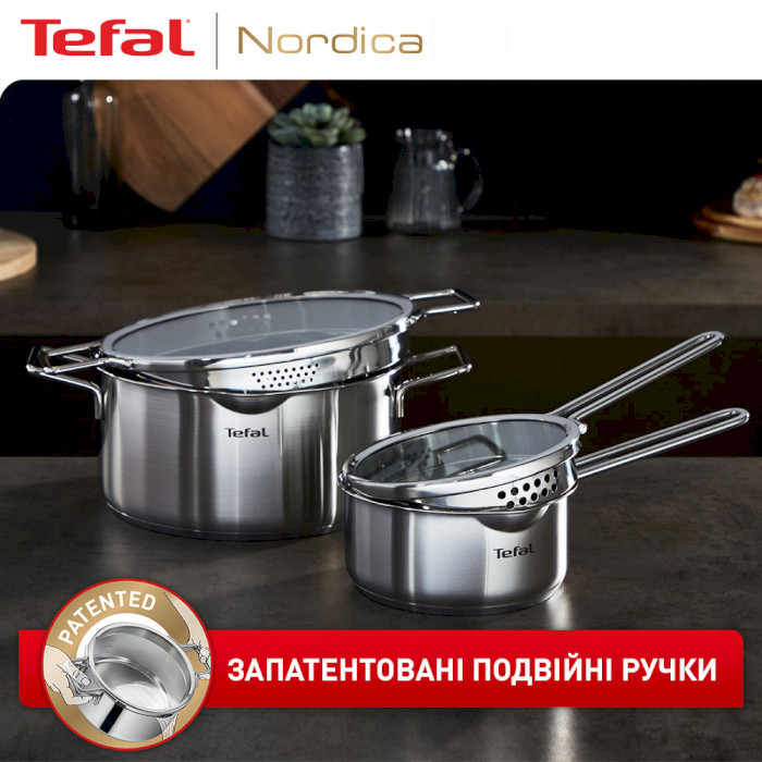 Набор посуды TEFAL Nordica 10пр (H852SA56)