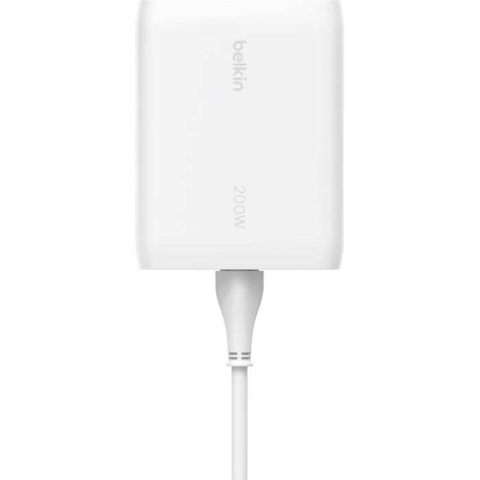 Зарядное устройство BELKIN Boost Up Charge Pro GaN 4-Ports Charger 200W White (WCH015VFWH)