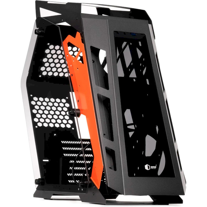 Корпус QUBE Stalker Black/Orange (STALKER_NMBU3)