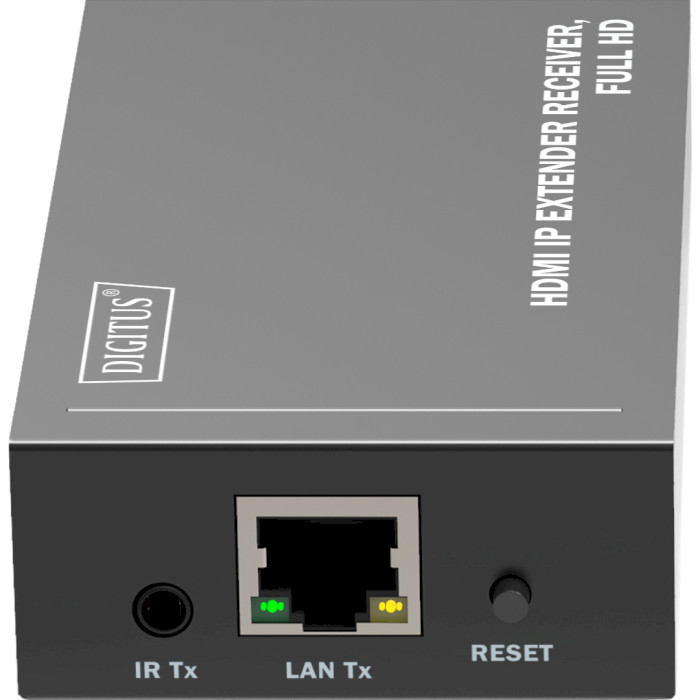 Подовжувач HDMI по крученій парі DIGITUS IP Extender Receiver Black (DS-55518)