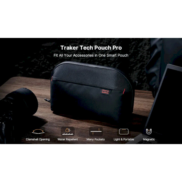 Органайзер для аксессуаров ULANZI BP07 Traker Tech Pouch Pro 2.5L Black (B008GBB1)