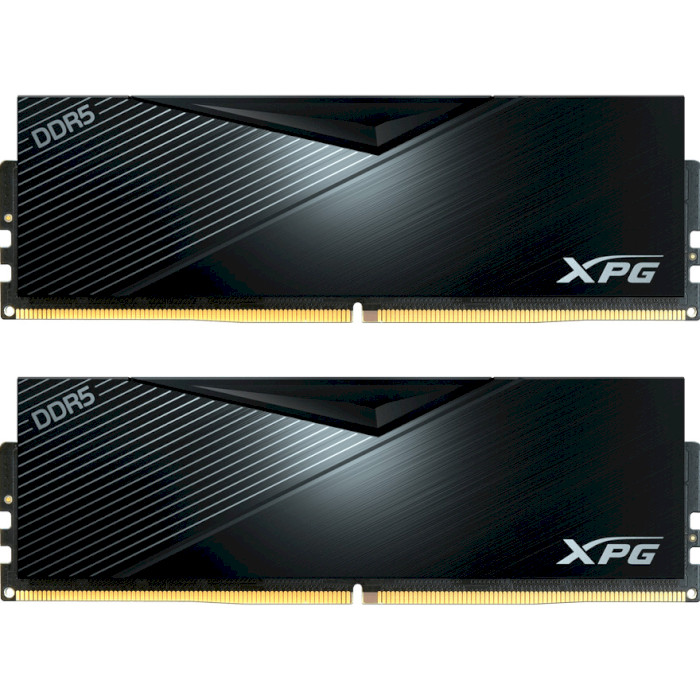 Модуль пам'яті ADATA XPG Lancer Black DDR5 6000MHz 64GB Kit 2x32GB (AX5U6000C3032G-DCLABK)