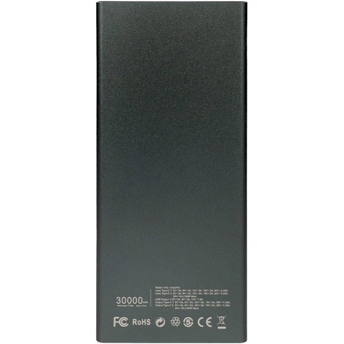 Повербанк TRINIX TPB-10020PD 2xUSB-C, 2xUSB-A 20000mAh Gray