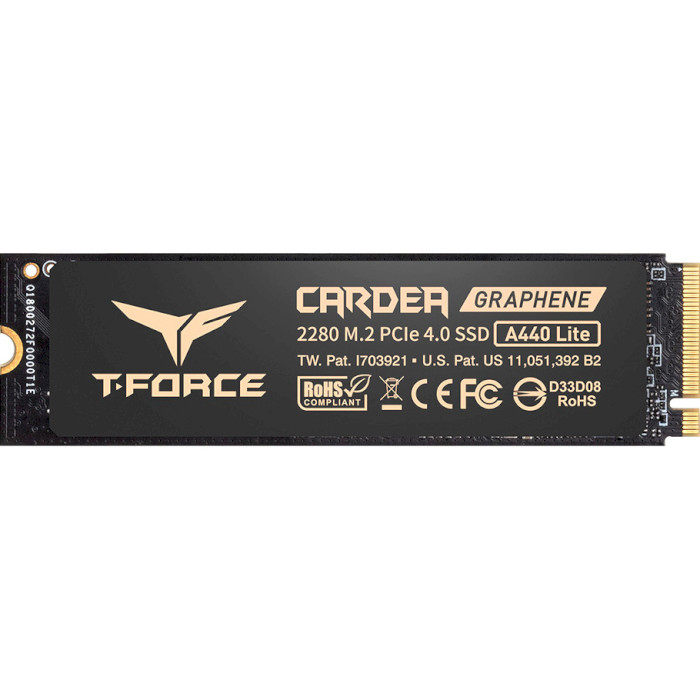 SSD диск TEAM T-Force Cardea A440 Lite w/heatsink 1TB M.2 NVMe (TM8FFQ001T0C129)