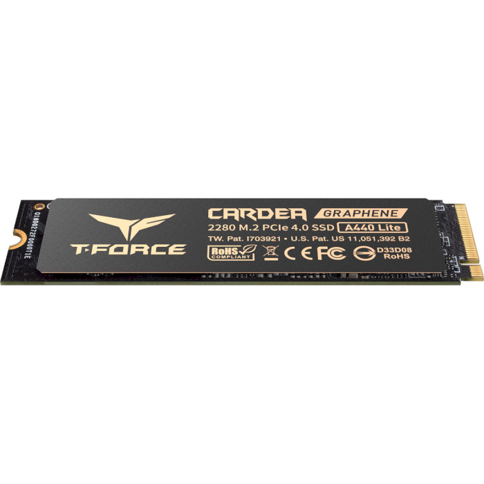 SSD диск TEAM T-Force Cardea A440 Lite w/heatsink 1TB M.2 NVMe (TM8FFQ001T0C129)