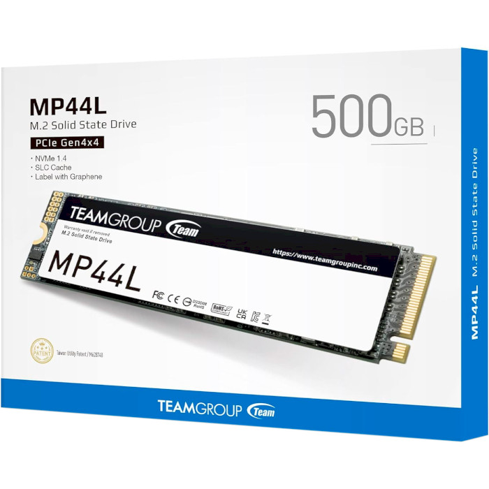 SSD диск TEAM MP44L 500GB M.2 NVMe (TM8FPK500G0C101)