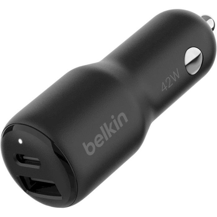 Автомобильное зарядное устройство BELKIN Boost Up Charge Dual Car Charger 42W Black (CCB005BTBK)