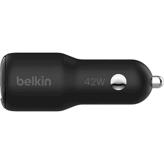 Автомобільний зарядний пристрій BELKIN Boost Up Charge Dual Car Charger 42W Black (CCB005BTBK)