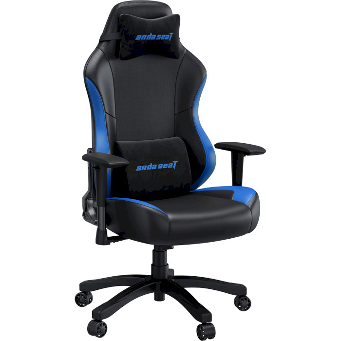 Крісло геймерське ANDA SEAT Luna Color Black/Blue Size L