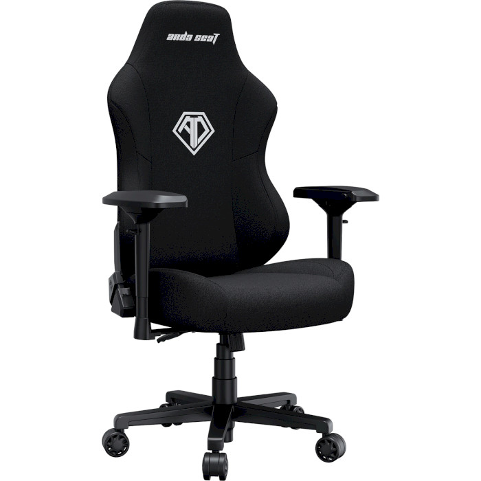 Крісло геймерське ANDA SEAT Phantom 3 Pro Black Fabric Size L