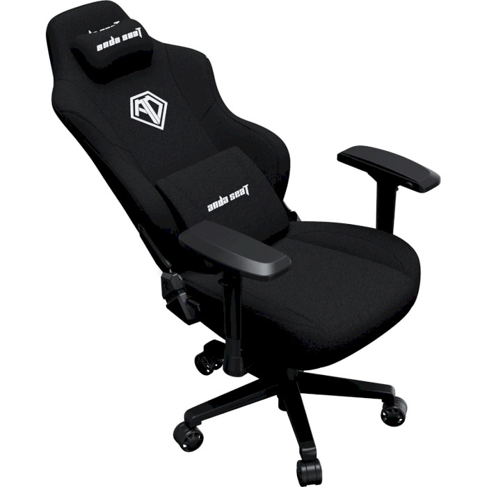 Крісло геймерське ANDA SEAT Phantom 3 Pro Black Fabric Size L