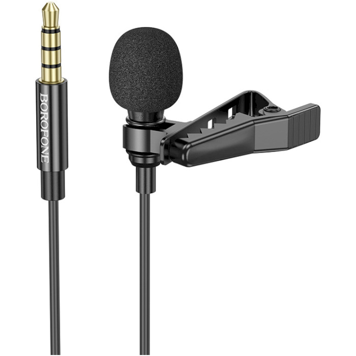 Микрофон-петличка BOROFONE BFK11 Elegant Lavalier Microphone for mini-jack 3.5 mm