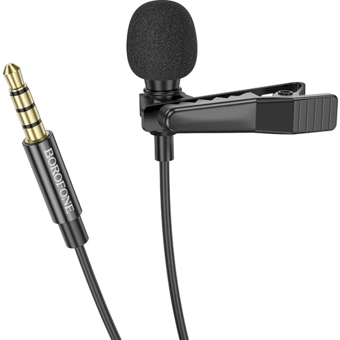 Мікрофон-петличка BOROFONE BFK11 Elegant Lavalier Microphone for mini-jack 3.5 mm