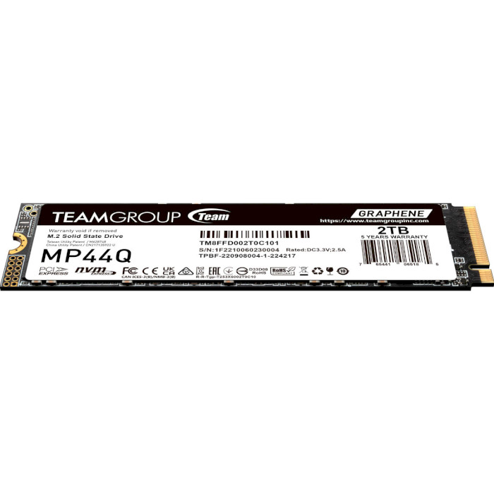 SSD диск TEAM MP44Q 2TB M.2 NVMe (TM8FFD002T0C101)