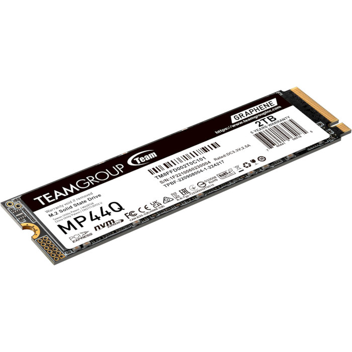 SSD диск TEAM MP44Q 2TB M.2 NVMe (TM8FFD002T0C101)