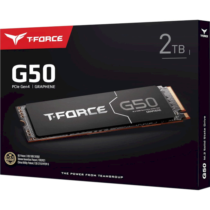 SSD диск TEAM T-Force G50 w/heatsink 2TB M.2 NVMe (TM8FFE002T0C129)