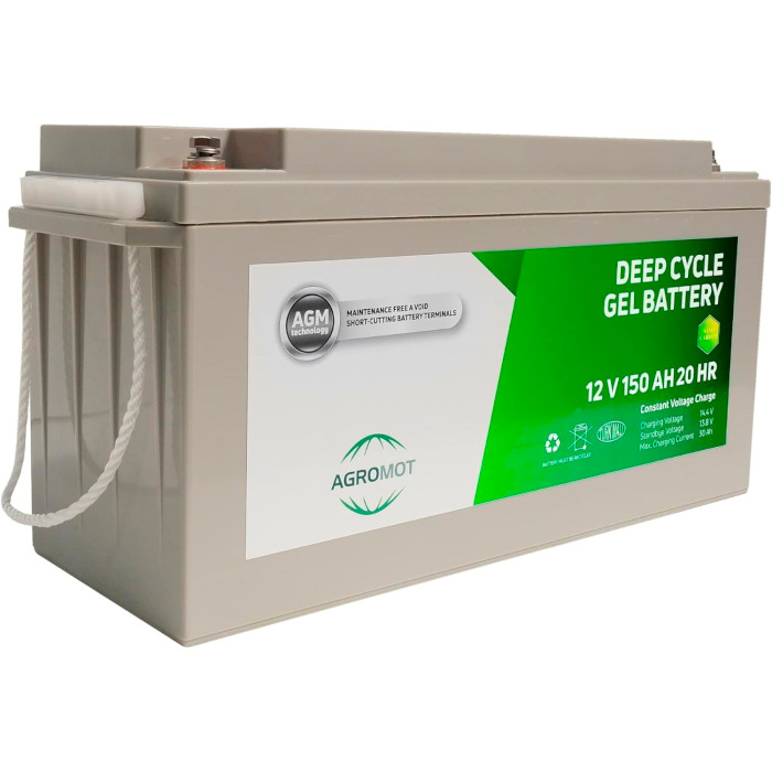 Аккумуляторная батарея AGROMOT Deep Cycle Gel 12V 150Ah (12В, 150Ач)