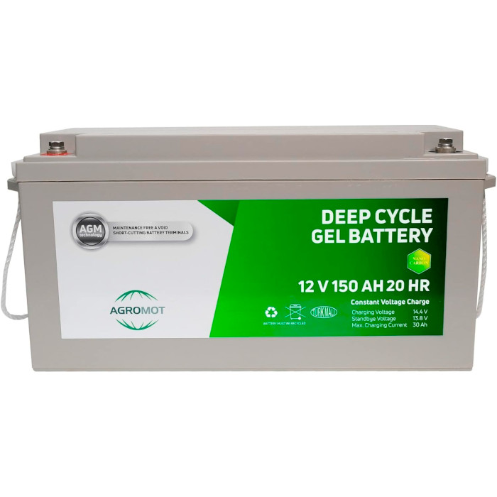 Аккумуляторная батарея AGROMOT Deep Cycle Gel 12V 150Ah (12В, 150Ач)