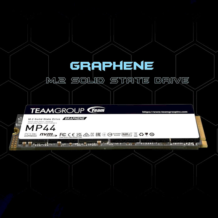 SSD диск TEAM MP44 2TB M.2 NVMe (TM8FPW002T0C101)