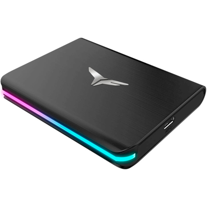 Портативний SSD диск TEAM T-Force Treasure Touch RGB 1TB USB3.2 Gen2 (T8FED8001T0C302)