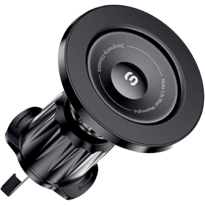 Автотримач для смартфона ESSAGER Berlin Magnetic Safe Car Air Vent Phone Holder Black