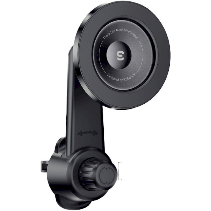 Автотримач для смартфона ESSAGER Berlin Magnetic Safe Car Air Vent Phone Holder Long Arm Style Black