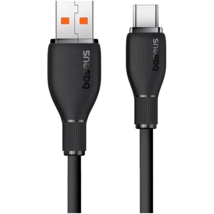 Кабель BASEUS Pudding Series Fast Charging Cable USB to Type-C 100W 1.2м Black (P10355703111-00)