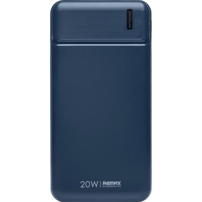 Повербанк REMAX Pure RPP-288 20W PD+QC 20000mAh Blue