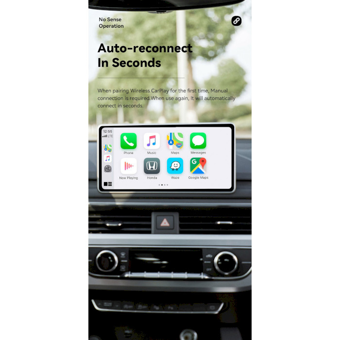 Беспроводной модуль ESSAGER Zhilian Wireless CarPlay (ECP-ZL0G-Z)