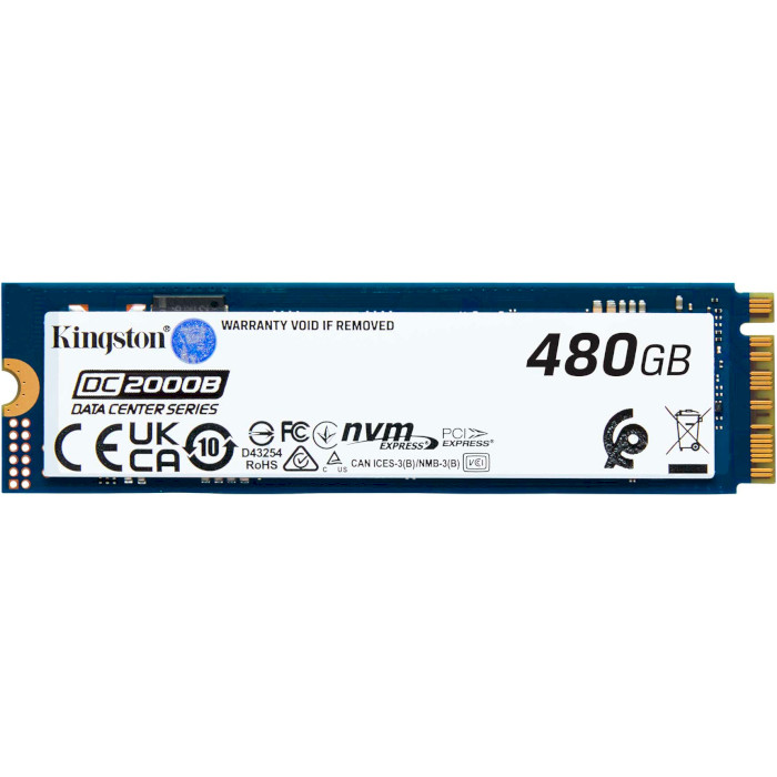 SSD диск KINGSTON DC2000B 480GB M.2 NVMe (SEDC2000BM8/480G)