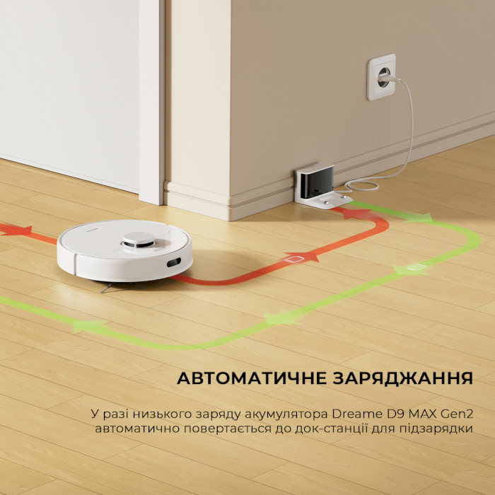 Робот-пылесос DREAME D9 Max Gen 2 White (RLD34GA-WH)