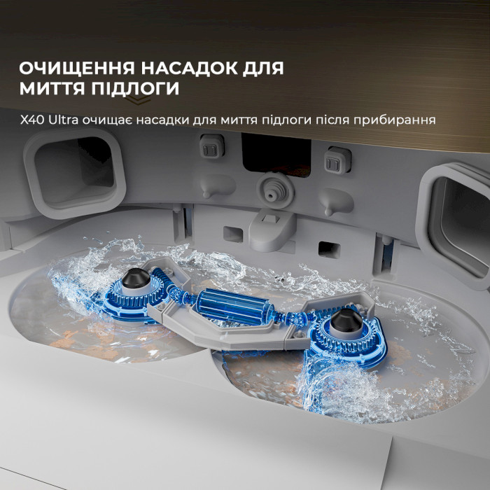 Робот-пилосос DREAME X40 Ultra White