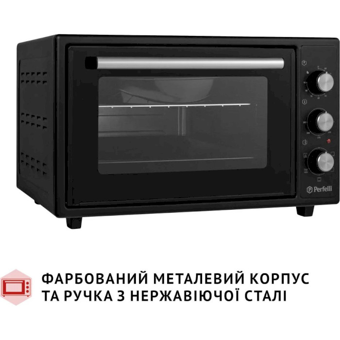 Електропіч PERFELLI Trimo 37 Black