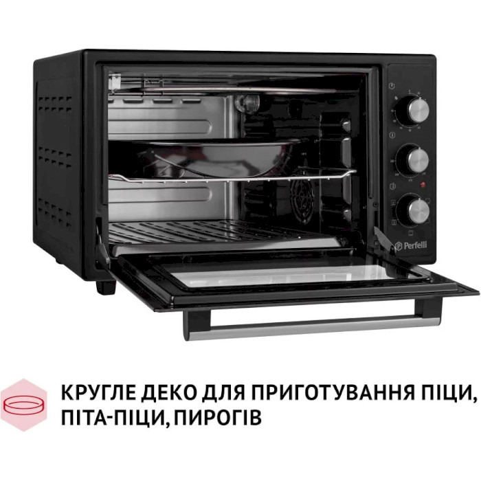 Електропіч PERFELLI Trimo 37 Black