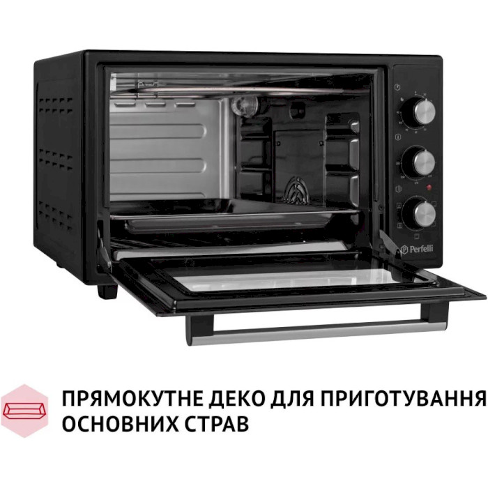 Електропіч PERFELLI Trimo 37 Black