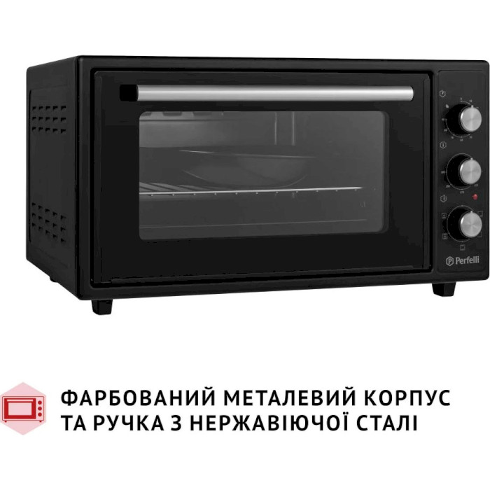 Електропіч PERFELLI Trimo 48 Black