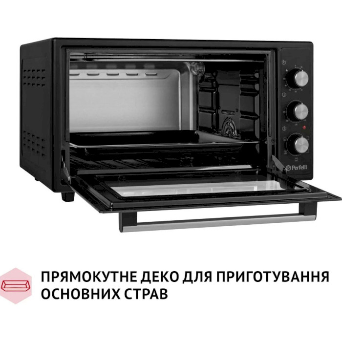 Електропіч PERFELLI Trimo 48 Black