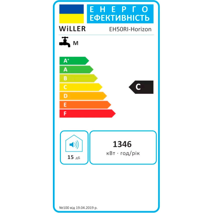 Водонагреватель WILLER EH50RI Horizon