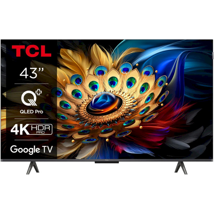 Телевізор TCL 43" QLED 4K 43C655