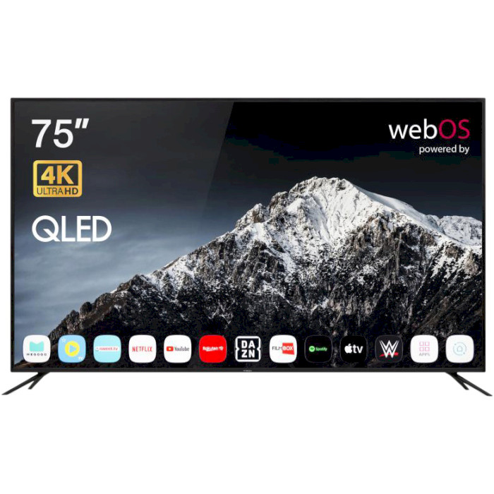 Телевизор VINGA 75" QLED 4K S75UHD25QWEB