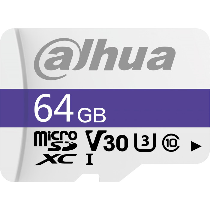 Карта памяти DAHUA microSDXC 64GB UHS-I U3 V30 Class 10 (DHI-TF-C100/64GB)