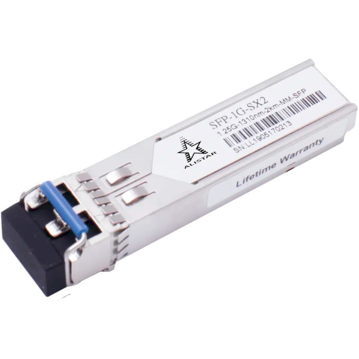 Модуль ALISTAR SFP-1G-SX2 SFP 1.25GbE Tx1310 2km DDM MM LC Duplex