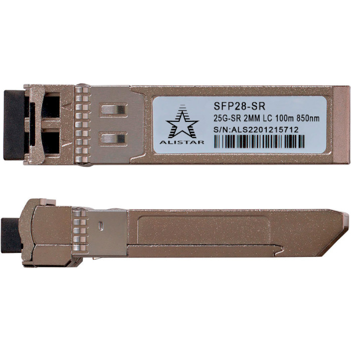 Модуль ALISTAR SFP28-SR SFP28 25GbE Tx850 100m DDM MM LC Duplex