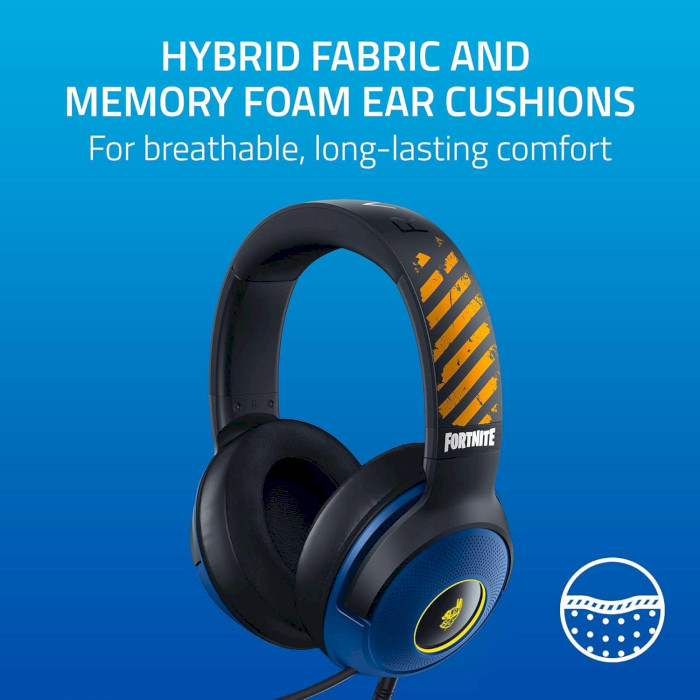 Навушники геймерскі RAZER Kraken V3 X Fortnite Edition (RZ04-03750500-R3M1)